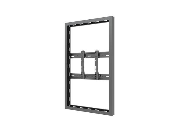 Multibrackets Pro Series - Enclosure 43" Wall Slim Small Black 