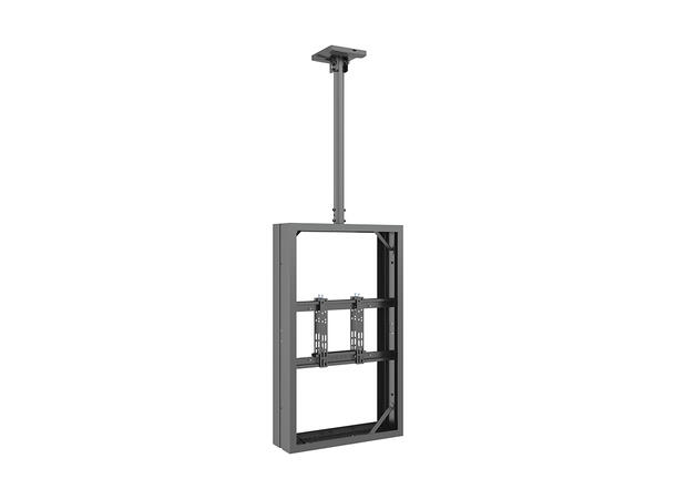 Multibrackets Pro Series - Enclosure 43" Ceiling Mount Small B2B Black 