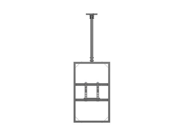 Multibrackets Pro Series - Enclosure 43" Ceiling Mount Small B2B Black 