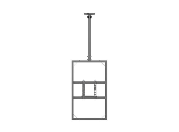 Multibrackets Pro Series - Enclosure 43" Ceiling Mount Small B2B Black 