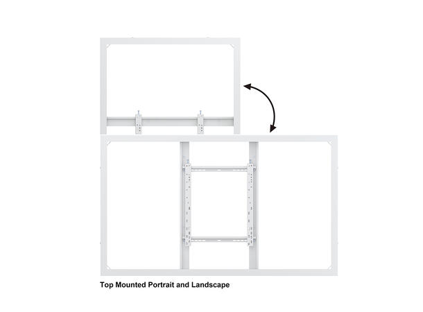 Multibrackets Pro Series - Enclosure 65" Medium B2B White 
