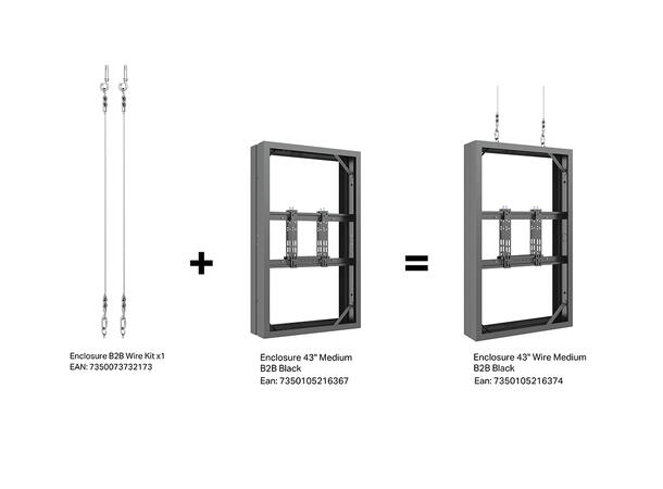 Multibrackets Pro Series - Enclosure B2B Wire Kit 