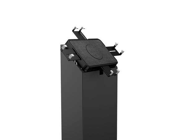 Multibrackets Pro Series - Kiosk Black w ith Tablet Mount 7"-14,6" * 