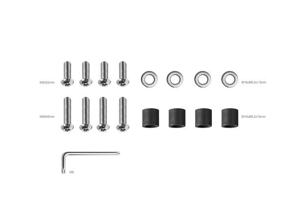 Multibrackets Pro Series - Safety Anti T heft Screws Pack M8 