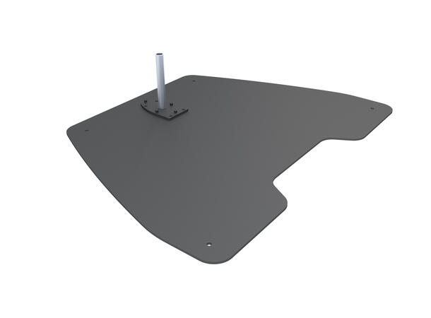 Multibrackets Pro Series - gulvplate Large Floorplate