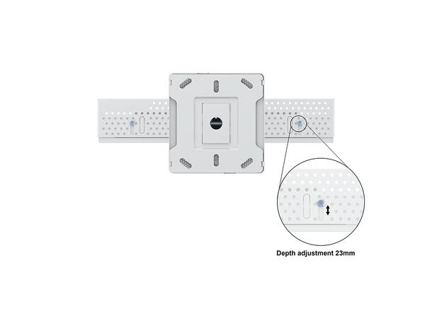 Multibrackets Pro kabinett 32" Tak Hvit, 