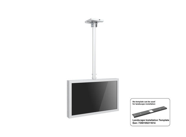 Multibrackets Pro kabinett 32" Tak Hvit, 