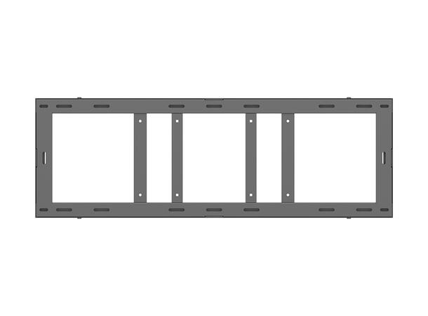 Multibrackets Pro kabinett 37" Svart 
