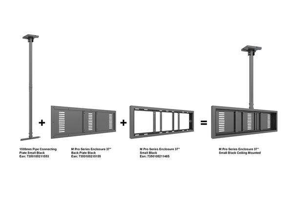 Multibrackets Pro kabinett 37" Svart 