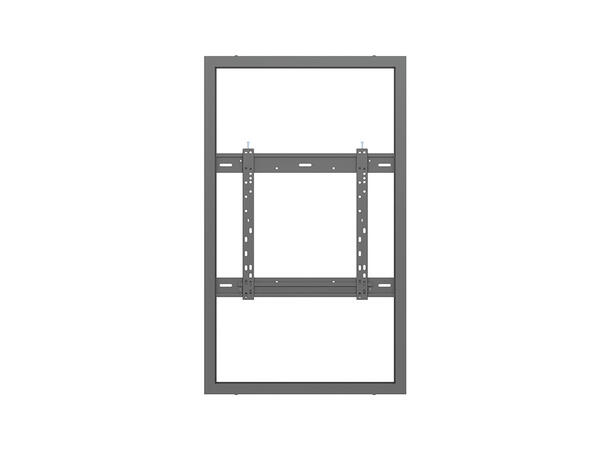 Multibrackets Pro kabinett vegg 50" Svart, 25Kg, Vesa 400x400 