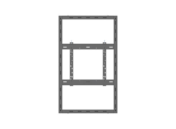 Multibrackets Pro kabinett vegg 50" Svart, 25Kg, Vesa 400x400 