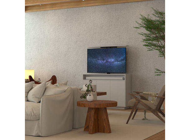 Multibrackets TV heis kabinett 55" Hvit, 50Kg, VESA 600400 