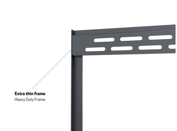 Multibrackets Veggfeste HD 100 Svart, 900x600, 100Kg 60"-100" 