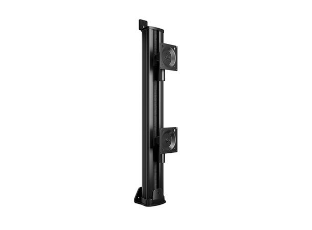 Multibrackets Veggfeste HD dual Svart , VESA 100, 2 x 24Kg, 32-50" 