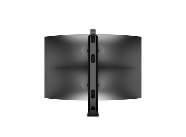Multibrackets Veggfeste HD dual Svart , VESA 100, 2 x 24Kg, 32-50" 