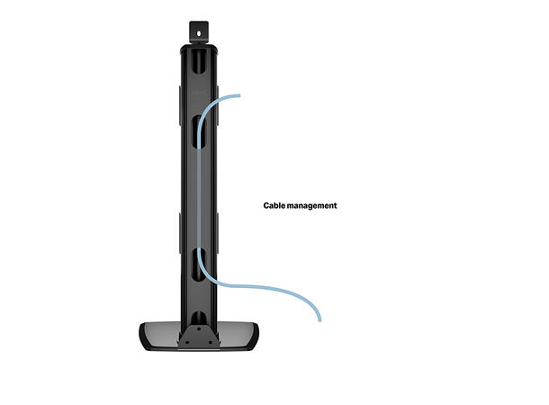 Multibrackets Veggfeste HD dual Svart , VESA 100, 2 x 24Kg, 32-50" 