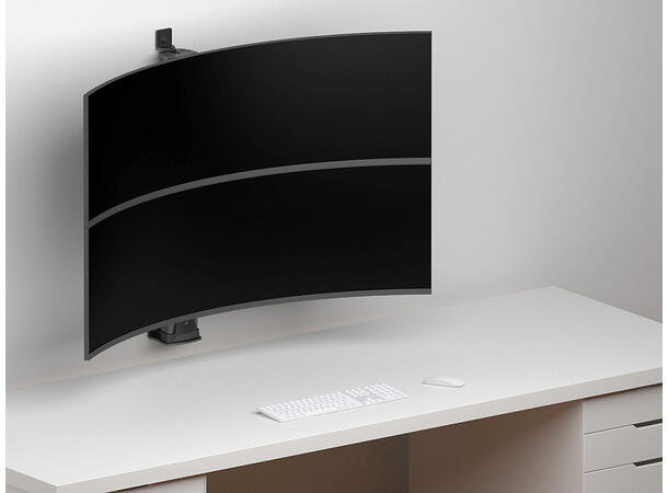 Multibrackets Veggfeste HD dual Svart , VESA 100, 2 x 24Kg, 32-50" 