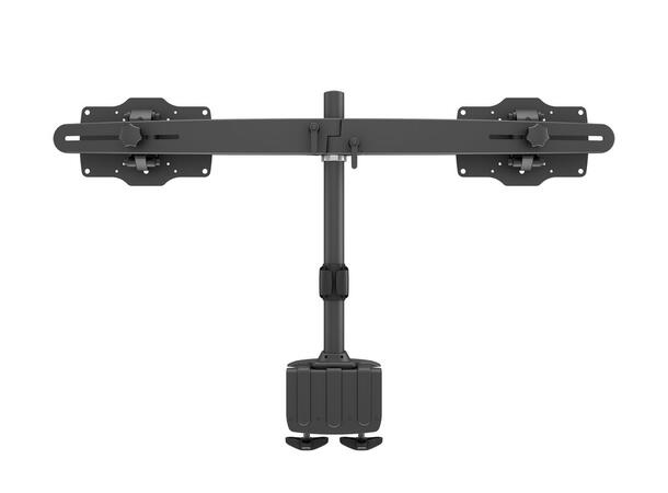 Multibrackets bordstativ, dual 24-32" 2 X 24"-32", 30kg, 200x100, Clamp 