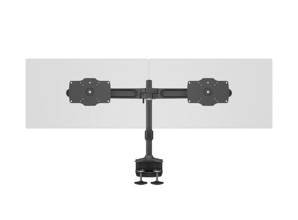 Multibrackets bordstativ, dual 24-32" 2 X 24"-32", 30kg, 200x100, Clamp 