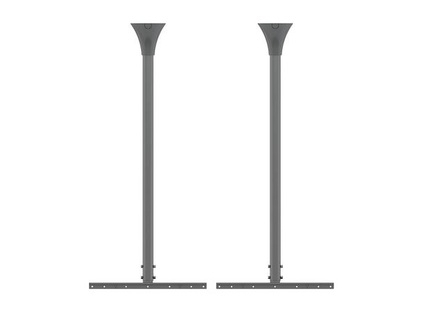 Multibrackets ramme gulv/tak kit 49-65" Svart 