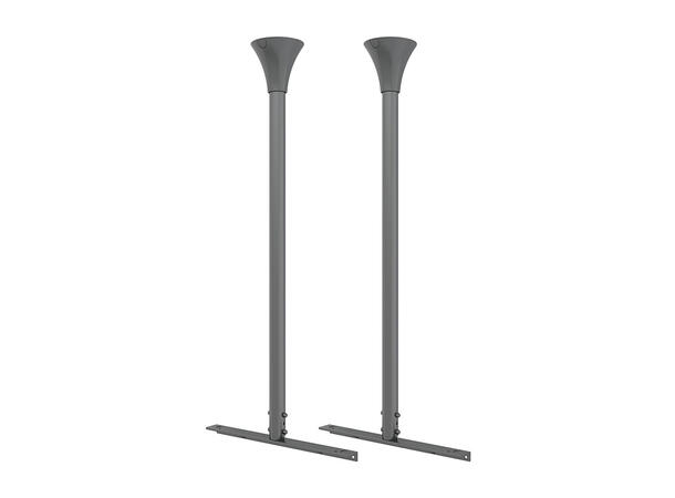 Multibrackets ramme gulv/tak kit 49-65" Svart 