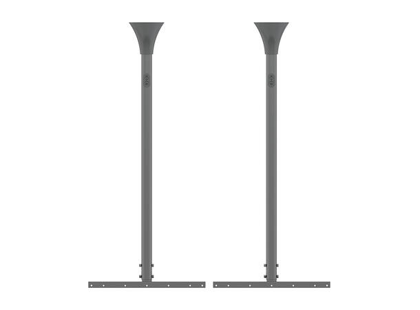 Multibrackets ramme gulv/tak kit 49-65" Svart 