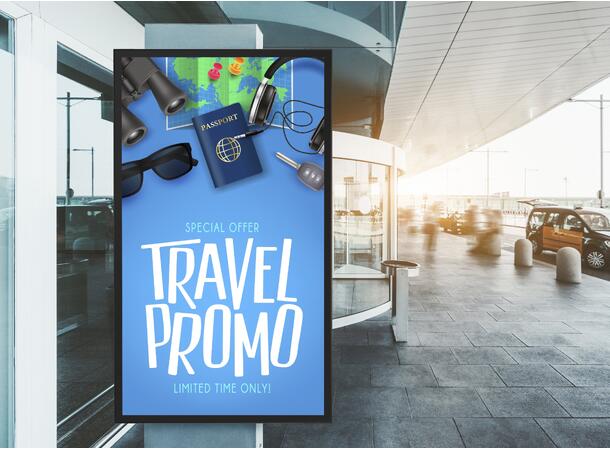 Peerless 55" XtremeTM High Bright Outdoor Display, IP66, 2500 nits 