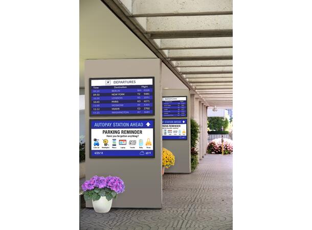 Peerless 55" XtremeTM High Bright Outdoor Display, IP66, 2500 nits 