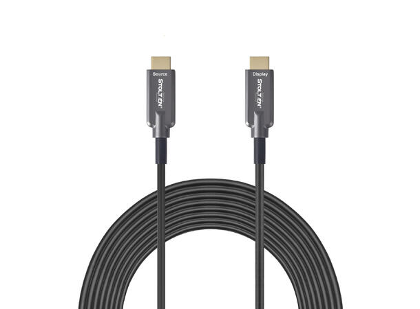 Stoltzen AOC Steel HDMI 2.0 4K@60 20 m 18Gbps | Stainless steel | Kevlar armor 