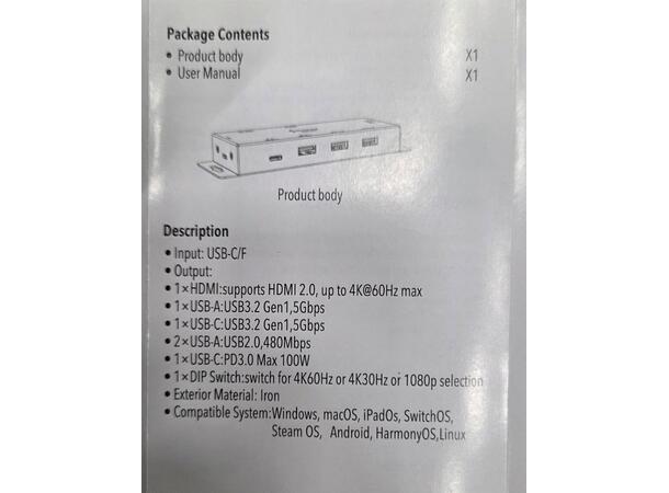 Stoltzen HERA HuddleHub Mini Pro w/PD in 4K@60hz | USB Smart Power | Edid Manager 