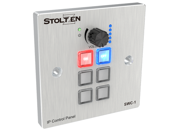 Stoltzen PoseidonLite SWC-1 Button Panel 6 buttons + Volume | LAN, IR, RS232 