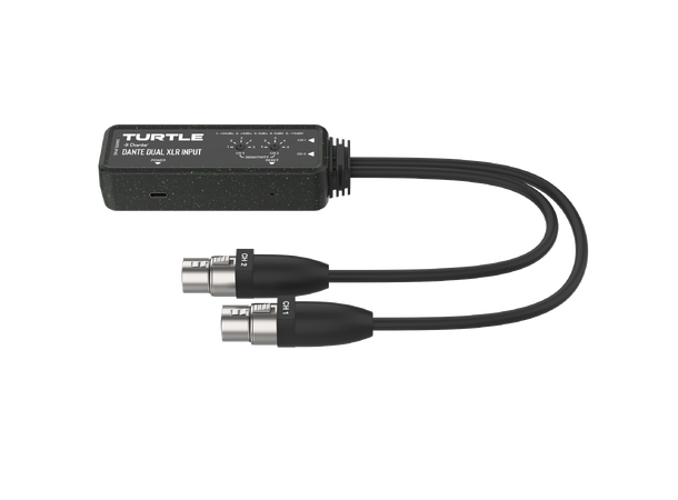 Turtle AV Dante Dual XLR Input Adapter 