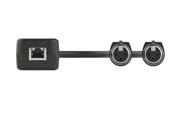 Turtle AV Dante Dual XLR Input Adapter 