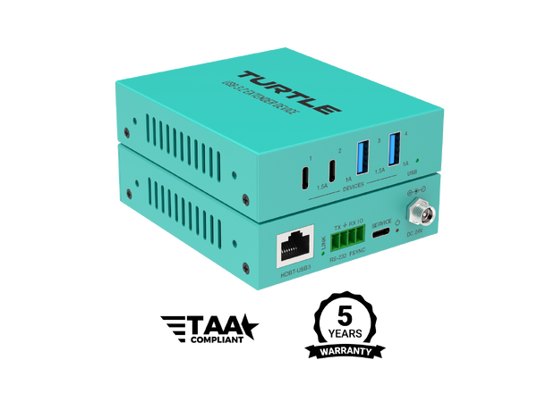 Turtle AV USB 3.2 5Gbps 100 meter Extender kit over CAT 