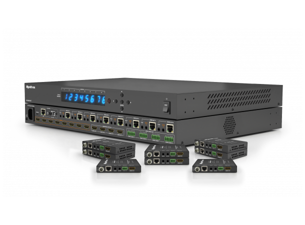 Wyrestorm MX-0808-KIT-V2 UHD HDBaseT™ 8x8 HDBaseT™ Matrix | PoH | Includes 8 R 