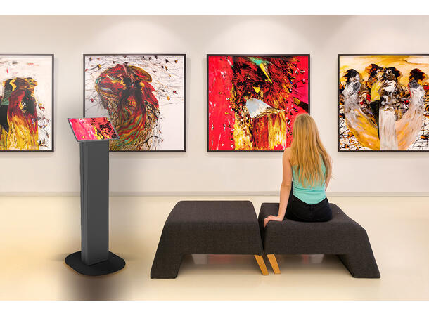 EDBAK Gulvstativ ITSV03 10-29" Svart | Vesa 100 | Tiltbar 