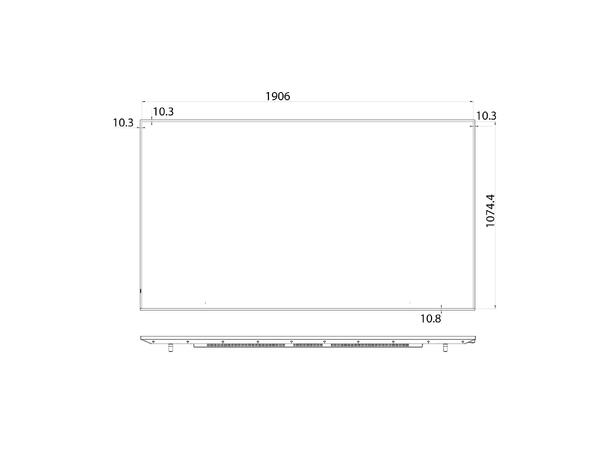 Hisense 86" 24/7 UHD 4K 500 nits Haze 25% , Wireless share , Android 11 