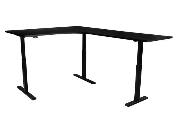 KENSON 3 Sit & Stand Table Svart 