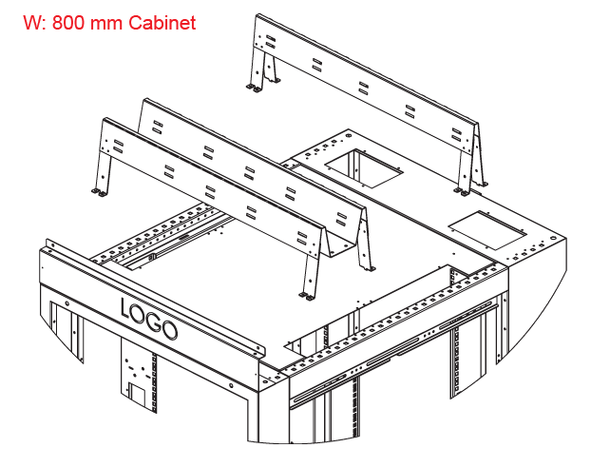 Lande Lightning Modules W800 mm front header unit 