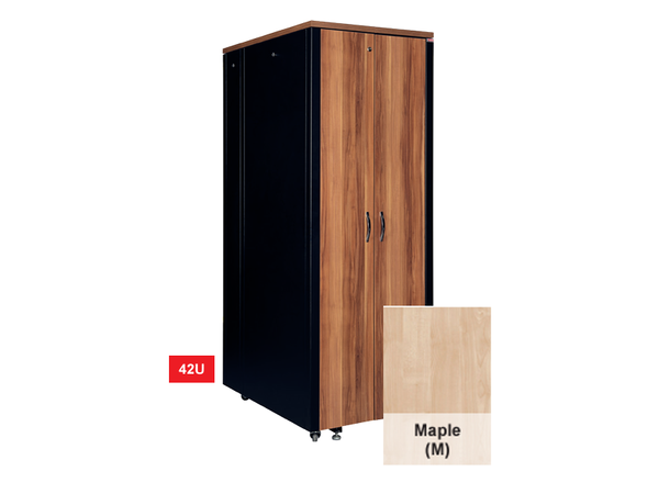 Lande SOUNDproof 42U W750xD1130xH2110mm | 750kg | Maple 