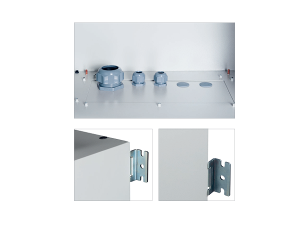 Lande Safebox IP55 Indoor 24U W600xD600xH1196 | Grey | 100kg | 19" 