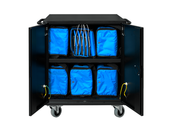 Leba NoteBag Blue 5, USB-C Cabinet EU , up to 10,2" , Intelligent P.D. 3.0 