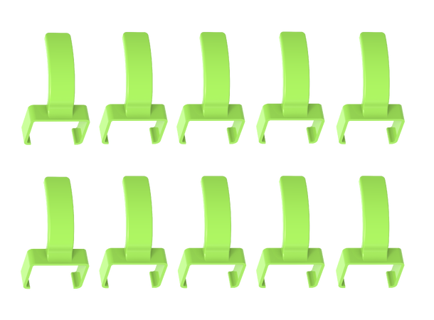 LinkIT ColorFlex Cat6a clips grønn ColorFlex clips 10pcs/5 pair 