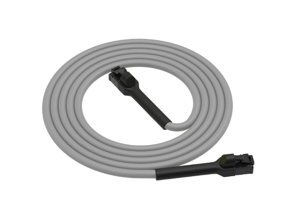 LinkIT Flexi-boot U/UTP Cat6a grå 3m AWG28/7 , LSZH , 3,6mm 