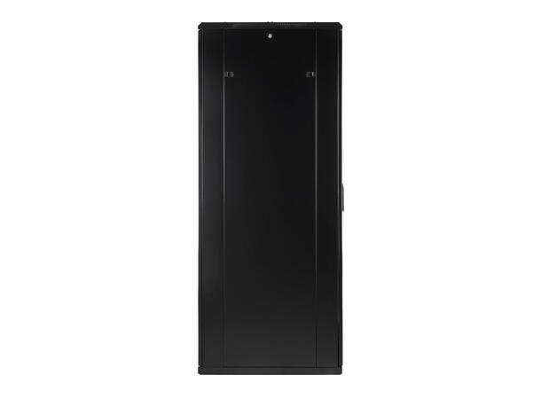 LinkIT Serverskap 42U svart B600xD800xH1983, perforert - perforert 