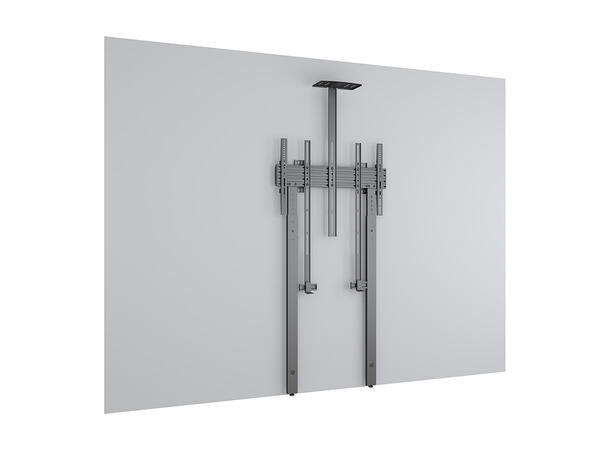 Multibrackets Gulvstøtte for Pro serien Svart, 1025-1750mm 