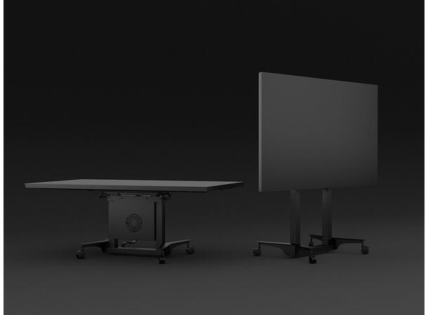 Multibrackets Gulvtralle motorisert Tilt & Table Svart, 800x600, 100Kg 