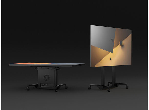 Multibrackets Gulvtralle motorisert Tilt & Table Svart, 800x600, 100Kg 