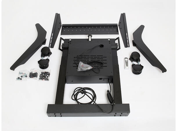 Multibrackets Gulvtralle motorisert Tilt & Table Svart, 800x600, 100Kg 