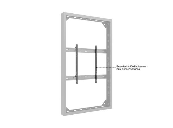 Multibrackets Pro Enclosure Fixed Arms 600mm 